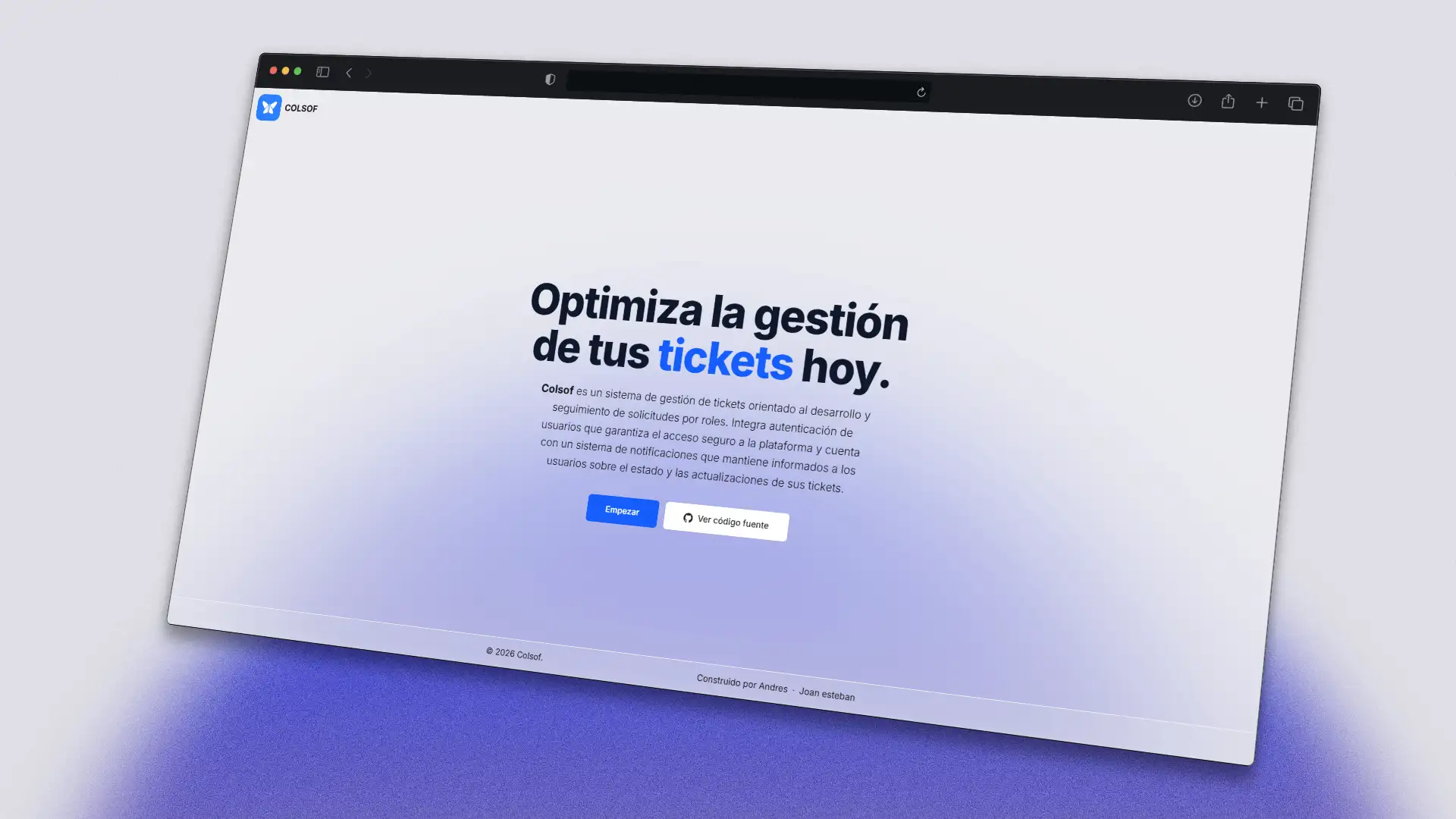 Vista previa de Colsof